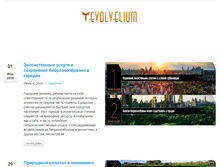Tablet Screenshot of evolvelium.com